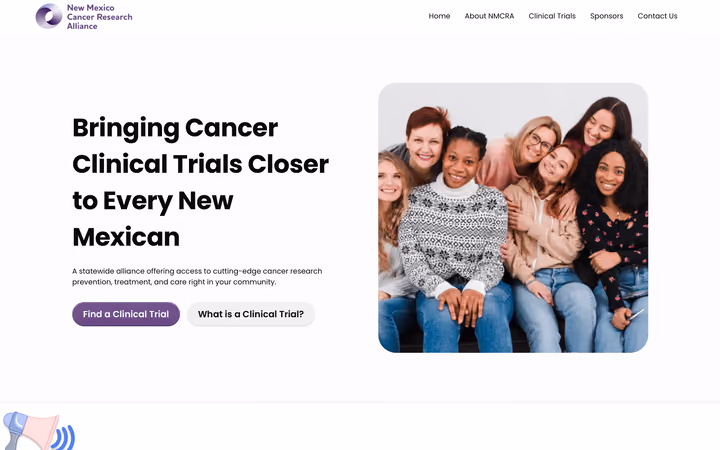 New Mexico Cancer Research Alliance clinical trials website
