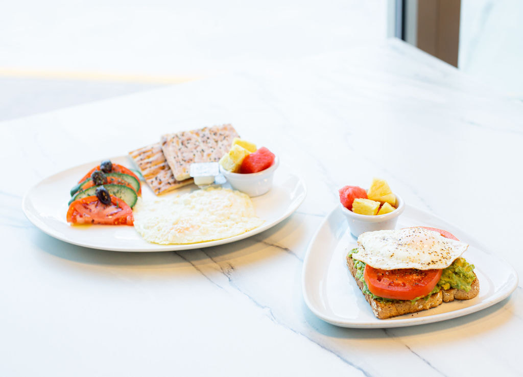 Breakfast plates featured on the Starnut Bistro website